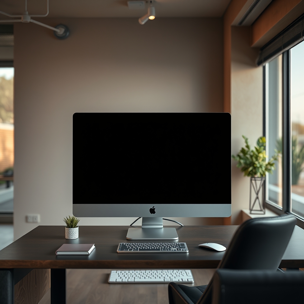 Экран монитора с текстовым интерфейсом модели обработки естественного языка